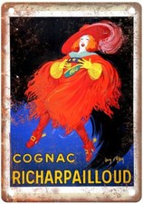 d'YLEN, Jean Cognac Richarpailloud, c 1930 Liquor Poster Retro Look Sign E800 picture