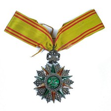 1882-1902 Order of Nichan Iftikhar al Ali Bey Tunisia Commander Cross Neck Medal picture