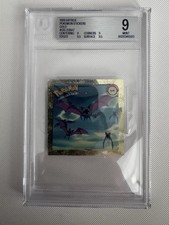 ZUBAT Rare Gold Sticker #G15 1999 Pokemon Artbox Series 1 - BGS 9 Mint picture