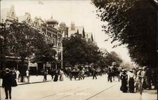 Southport England Lord Street 1907 Used Real Photo Postcard picture