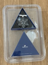 Swarovski 2014 Annual Edition Large Christmas Ornament Crystal Snowflake W/ Box picture
