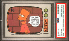 2013 Topps The Simpsons Bart Simpson #96 PSA 10 GEM MINT (RARE: Population 2) picture