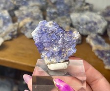 Bingham Area Blue Fluorite Cluster | Natural New Mexico Cubic Fluorite | picture