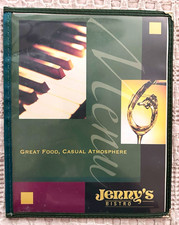 Vintage Jenny's Bistro Menu Peddler's Village Lahaska Doylestown PA Bucks County picture