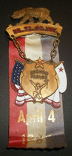 Rare Antique 1885 CALIFORNIA N.S.G.W.  Native Sons Golden West Medal picture