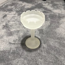 PartyLite Castle Turret Frosted Glass Candle Holder picture