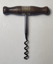 Antique c1884 HAFF Direct Pull CORKSCREW Early Example Marked PATENT APPLIED FOR picture