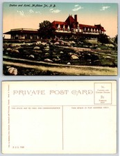 McAdam Junction New Brunswick Station Hotel Stedman Bros. Postcard AZ620 picture