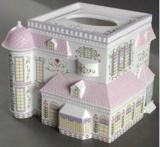 Lenox Village Tissue Box Cover / Tissue Holder 2007- RARE HTF picture