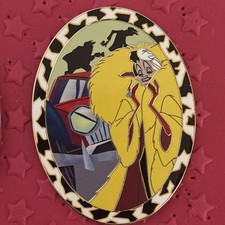 Disney Villains And Henchman Cruella De Vil Pin PALM Pink Ala Mode picture