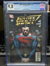 Justice Society of America #10 Alex Ross Cover CGC 9.8 CERT #4484371018 KEY APP picture