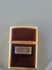 Vintage Zippo Lighter - Tortoise Shell / Amber /Gold Untested picture