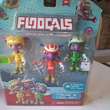 Floogals Just Play 3 Pack Figures & Tool Set Boomer Fleeker & Flo, New picture