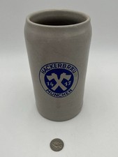 Vintage Hackerbräu München 1 Liter Stoneware Beer Stein Mug Germany Oktoberfest picture