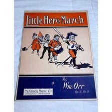 Vintage Little Hero March Sheet Music No 2 McKinley Music Co 1913 Ephemra picture