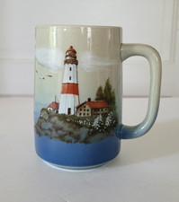 VTG Otagiri Japan Sailboat Lighthouse Seagull Coffee Mug  Tea Cup Nautical picture