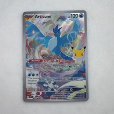 Pokémon TCG Articuno 132/128 30th anniversary Celebrations Near Mint/Pack Fresh picture