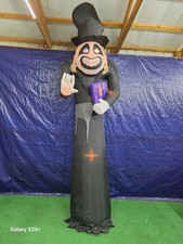 12ft Gemmy Airblown Inflatable Prototype Halloween Undertaker #226806 picture