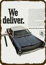 1967 USPS Post Office Carrier AMC Ambassador Car DECORATIVE REPLICA METAL SIGN picture