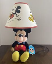RARE Vintage Mickey Mouse Collectible Applause Plush Disney Table Lamp Light picture