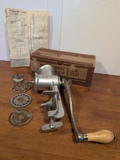 Vintage Universal Food And Meat Chopper With Box - Incomplete  picture