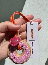 2026 New Limited Edition Dunkin Stoney Clover Bag Charm  picture