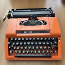 Brother Young Elite JP-113 Typewriter Portable Manual Typewriter w/ Box Manual picture