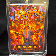 KABOOM Chuck Norris Missing in Action KCN-1 Hologram Card TripTych picture