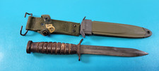 WWII US Military M3 UTICA Fighting Dagger Knife  + USM8A1 Scabbard C12 picture