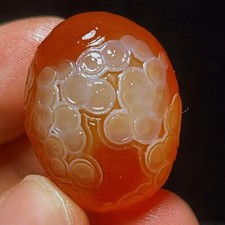 Rare 22G Natural Gobi Agate Eyes Agate Crystal Stone Healing Madagascar L3232 picture