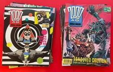2000 AD : Featuring JUDGE DREDD # 599-700 (1988-1991) 39 issues HUGE MEGA LOT picture