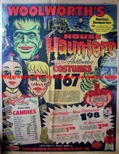 Vintage Halloween Costume Ad Woolworth's Cover Photograph Print 8.5x11