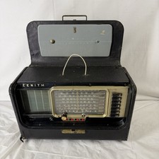 E1 VTG Zenith R600 Trans-Oceanic Wave Magnet Tube Radio Untested Damaged picture