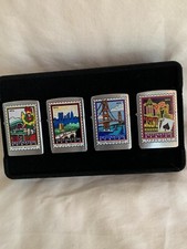 Zippo vintage destination series 1-4 2000 brand new In Tin￼ picture
