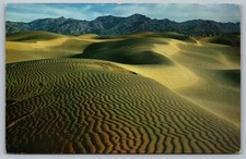 1962 Death Valley Sand Dunes Stove Pipe Wells California Postcard Frashers picture