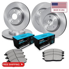 R1 Concepts Front and Rear Brake Kit Fits 2012-2015 Volkswagen Jetta picture