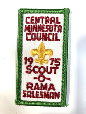 Central Minnesota Council, Minnesota 1975 Scout-O-Rama Salesman Patch BSA picture