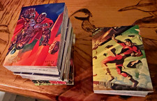 Skybox DC Comics Master Series 1994 Complete Base Set 1-90 with alot of extras picture