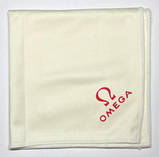 Omega Vintage Beige Watch Polishing Cloth Original Unused OEM Authentic picture