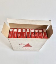 VTG Box of Lobeco 5476 Snap-in Midget Christmas Lamps Lights Clear 100 Total 7v picture