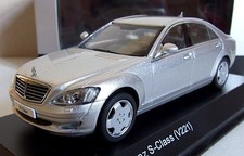 Ж Kyosho 1/43 Mercedes Benz S-Class S600L V221 Silver 03632S # Kyosho Mercedes picture