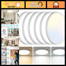 libtit 6 Pack 13 Inch LED Flush Mount Ceiling Light, 3200LM 28W Ultra-Slim LED C picture
