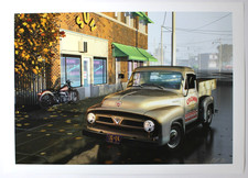 Automotive Print Elvis Crown Electric Memphis Recording Service 27.5