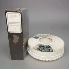 Vintage 1967 Lot of 35 MM Europe Photo Slides in Carousel w/ Album~One Of A Kind picture