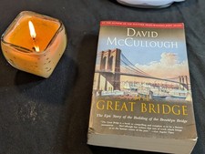 The Great Bridge David McCullough Paperback Brooklyn Bridge History Book picture