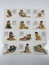 1951 Esquire Magazine Desktop Pinup Calendar Holder ~ 12 Months picture