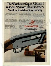 1976 WINCHESTER Model 1 Super-X Shotgun Vintage Ad  picture