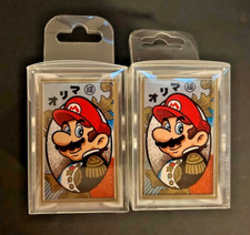 Nintendo Super Mario Bros. Hanafuda set of Red & Black Japanese [expedited ] picture