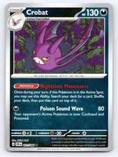 Crobat 051/086 Rare Chaos Rising Pokemon Holo Near Mint picture