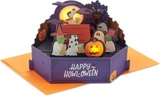 Hallmark Paper Wonder Peanuts Halloween Pop Up Card (Snoopy Trick or Treat) picture